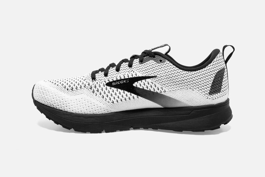 Brooks Revel 4 Road Running Shoes Womens White/Black 932165-NSM